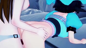 leszbikus szex,szex anime