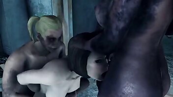 Anime mit großen Brüsten,Futanari 3d